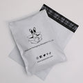 8x12inches White Custom Poly Mailer Personalized White Waterproof Bag Printed White Express Bag With Logo