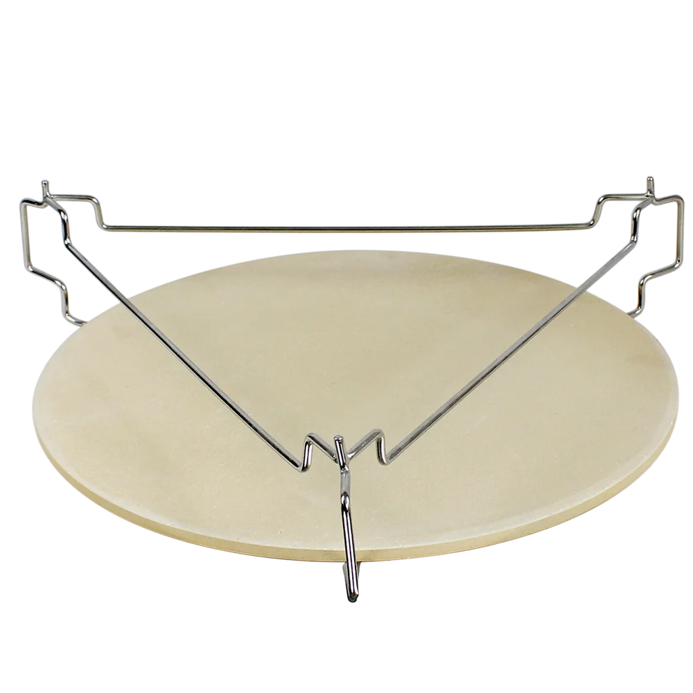 Large Space Stainless Steel Homeused Kamado Grill Used Versatile Elevator (Include Pizza Stone)