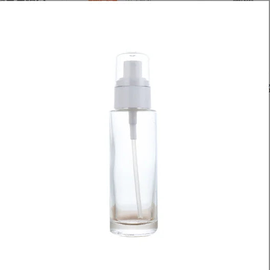 20ml 30ml 40ml 50ml 60ml 80ml 100ml 120ml Cosmetic Empty Packaging Set Glass Lotion Bottle Frosted Cosmetic Bottles with Pump
