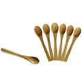 100% Biodegradable Eco Friendly Wooden Bamboo Spoons Perfect for Tea Coffee Sugar Spices Seasoning Herbs & Desert
