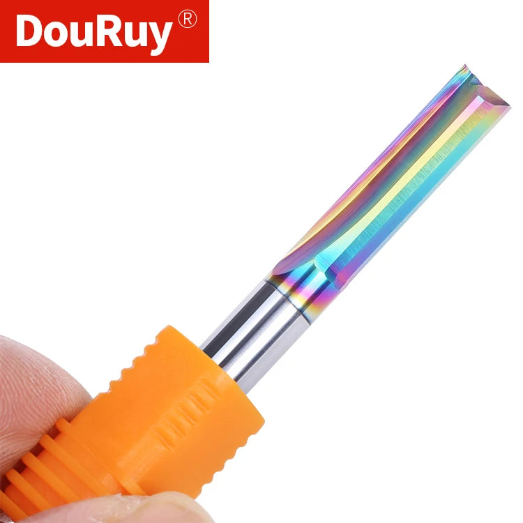 DouRuy High Quality Two Flute Straight Bit with DLC Coating Long Service Life