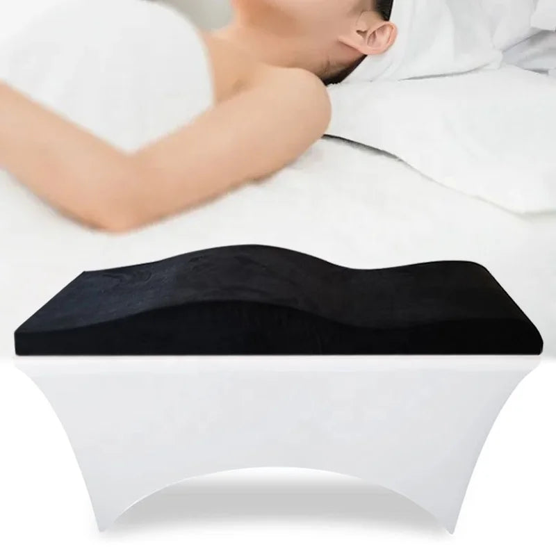 Union Win Modern Design Salon Orthopedic Memory Foam Curved Topper Cured Eyelash Table Foam Topper for Bed Mattress
