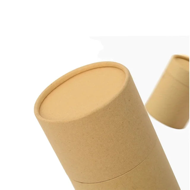 Multi Specification Gift Tea Paper Cans Can Be Customized Cylinder Tea Kraft Paper Cans Packaging