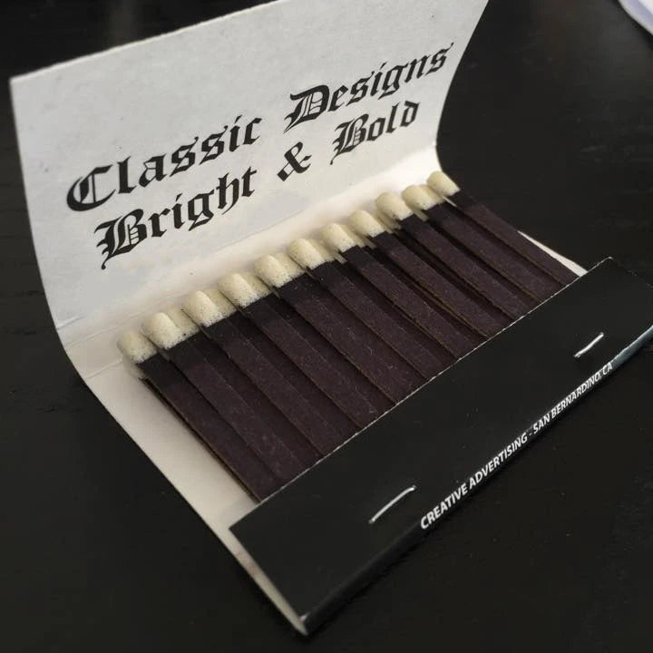 Wholesale Price Personalized Safety Eco-Friendly Printing Decorative Matchbook Paper Sticks Bulk Holder Custom Book Matches