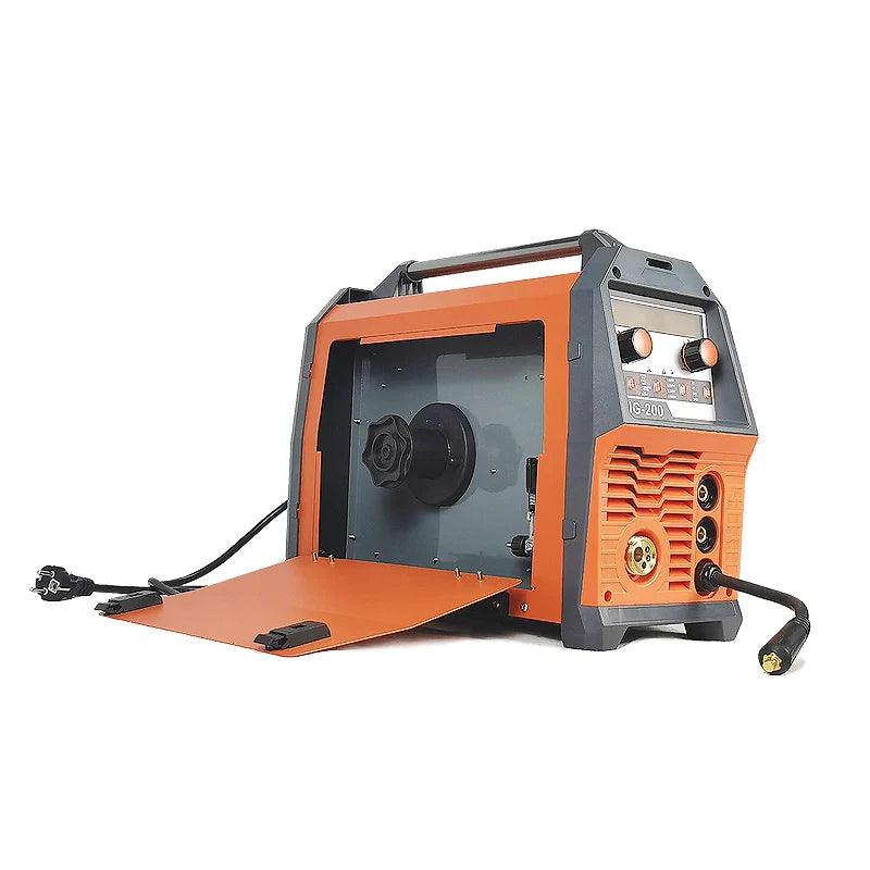 Double Pulse MIG Welder Single Phase 220V 200A 0.8mm Wire Aluminium Alloy Welding Machine