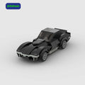 Creative Bricks Toy Plastic Buildings Cars Creative Moc Bricks Black for Boys Assembled Diy Mini Building Block Sets