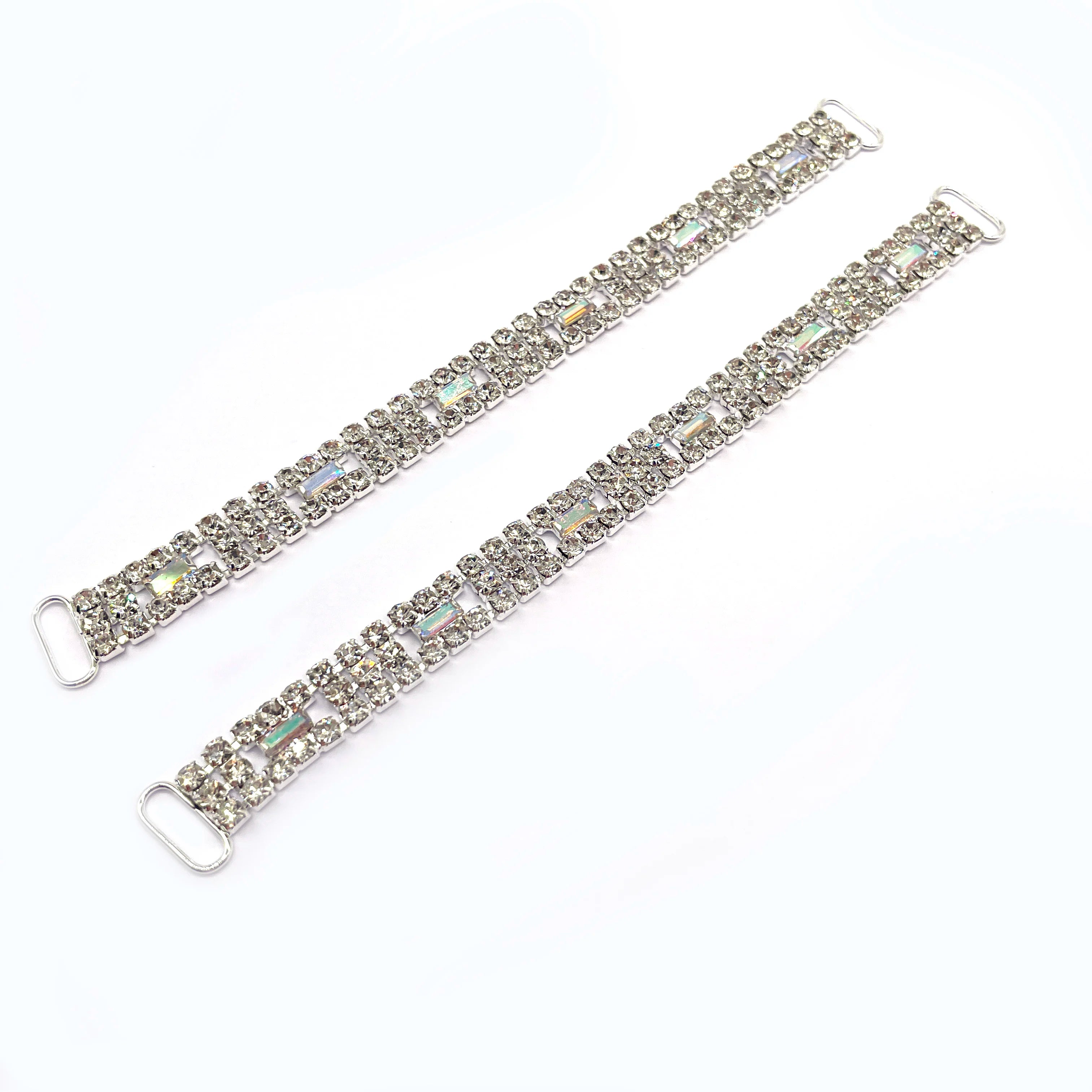 Wholesale Long  Rhinestone Bikini Connector for Competition Bikini Connector