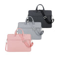 Fashion 17 Inch Waterproof Womens Laptop Briefcase Oxford and Polyester Oyster with Compartment Business Style Messenger Bag