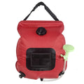 IRONDONKEY Water Pump Pressure Camp Shower Outdoor PVC Shower Bag Portable Shower 20L Bath Water Bag