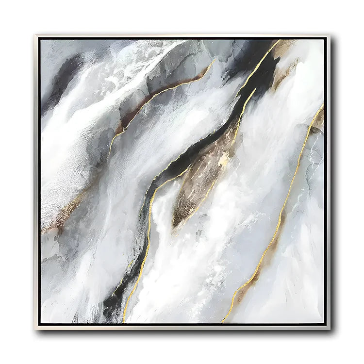 Factory Abstract Still Life Texture Handmade Oil Painting Wall Art Framed Ready to Hang for Home Hotel Decor Pangoo MegaBDM
