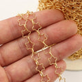 New Update 8MM Stat Chain 14K Gold Filled for Permanent Jewelry Findings Making Bracelet Necklace