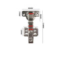 Hydraulic Clip-On Concealed Cabinet Buffering Hinges Soft Close Furniture Accessories for Home Office & Hospital