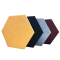 Modern 3D Model Hotel Use Thick Hexagon Design Acoustic Panels Dense Soundproofing Absorbing Felt Tiles with Graphic Solution