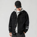 Men's Jacket Ripped Washed Old Denim-jacket Jean-jacket Fashion Mam-clothing Fashion Denim-coat for Men