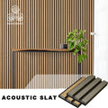 MUMU Soundproofing Diffusion Divide Space Interior Acoustic Slat Wall Board Coverings for Auditorium