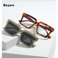 Boyarn Retro Plastic Frame Sun Glasses Vintage 2003 Sunglasses Square Men Anti Blue Eyeglasses Factory Wholesale Customize Logo