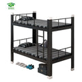 Cheap School Dormitory Steel Double Decker Layer Metal Bunk Bed Lit Anfant Superpose Dormitory Bunk Bed for Adult Etagenbe