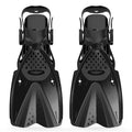 Diving Flippers Adult Adjustable Snorkeling Fins Ultra Resistant Buckles Very Light Ideal for Traveling Snorkeling Scuba Fins