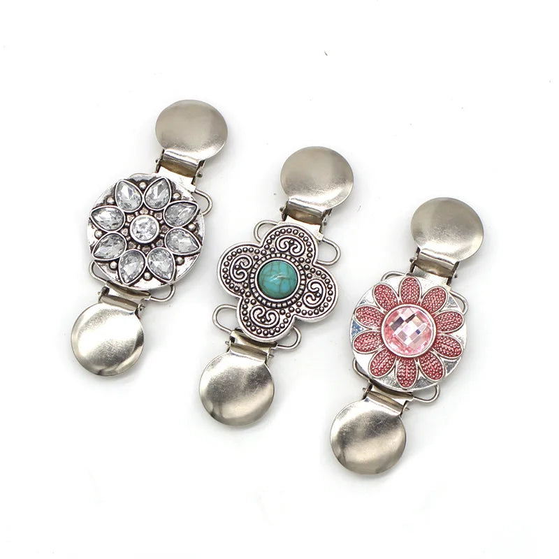 Vintage Shirt Dress Cardigan Clip Waist Clip for Women Sweater Shawl Brooch Jacket Clip for Clothing