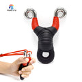 PIAOYU Professionally Slingshot High-quality Alloy Folding Power Slingshot Hunting Outdoor Shooting Accessories with Rubber Band