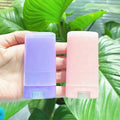 15ml Plastic Oval Lip Balm Tube Chapstick Packaging Mini Deodorant Hair Wax Tube Empty Deodorant Stick Container 15g