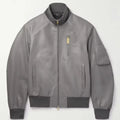 Men's Faux Leather Bomber Jacket | Water Resistant Windproof Spring Coat | Premium Stylish Easy Clean Outerwear