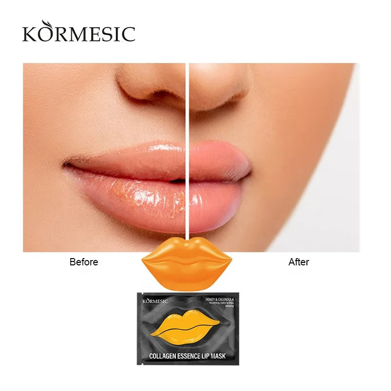 OEM Private Label KORMESIC COLLAGEN ESSENCE  Hydrating Moisturizing Lifting Beautiful Lip Care Lip Mask
