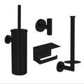 Wall Mounted  Toilet Brush Holder 4- Pieces Sets  Stainless Steel Toilet Brush  Bathroom Accessories Sets