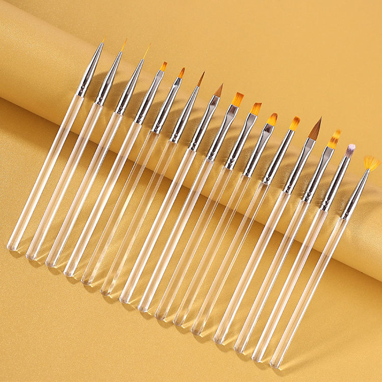 New Nail Art Brush Set Manicure Tools Gradient Gel Nail Polish Drawing Brushes French Nail Design Painting Pen