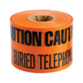 Red PE Material Underground Barricade Tape Caution Warning Tape for Hazardous Conditions Danger Tape