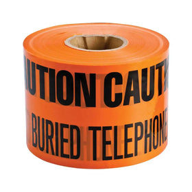 Red PE Material Underground Barricade Tape Caution Warning Tape for Hazardous Conditions Danger Tape