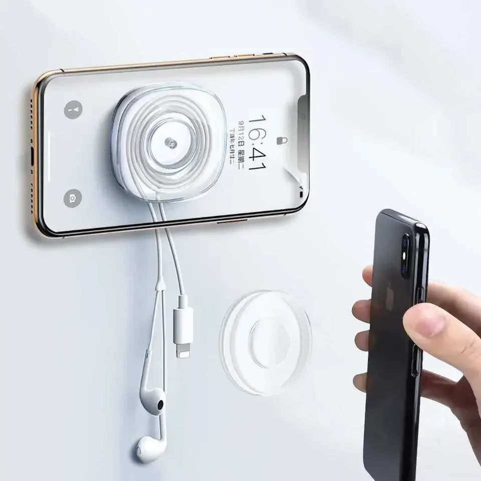 OEM Selfie Mirror Sticker Nano Adhesive Gel Pad clear Gym Cell Phone Holder