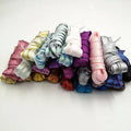 Hot Selling Factory Direct Bulk Flat Tubular Metallic Yarn Transparent Tips Glitter Blink Colorful Shoelaces 8mm 10mm Width for