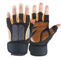 Fitness Wristband Gloves Training Sport Gym Outdoor Sports Weightlifting Half Finger Gloves