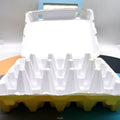 Color Paper Egg Tray Packaging Box 20pcs Egg Packaging Degradable Pulp Egg Tray 20 Hole Wholesale