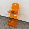 Modern Clear Acrylic High Bar Stool Rotatable Home Bar Chair for Hotels Dining & Bedroom Direct Factory Price-for Living Room
