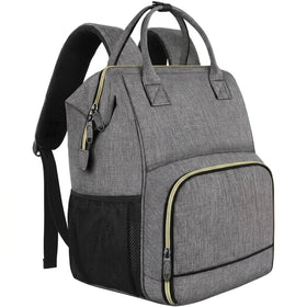 Popular Custom Color Logo Design School Insulated Cooler Backpack With Lunch Box for High School Laptop Charge Backpack