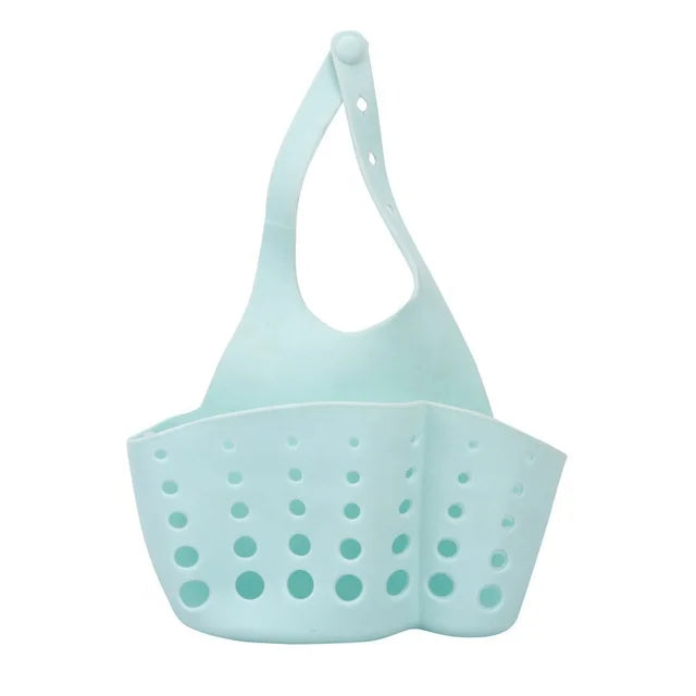 Hanging Drain Bag Portable Kitchen Washing Cloth Sponge Basket Organizer Sink Bath Soap Brush Storage Tools Kitchen Organizer