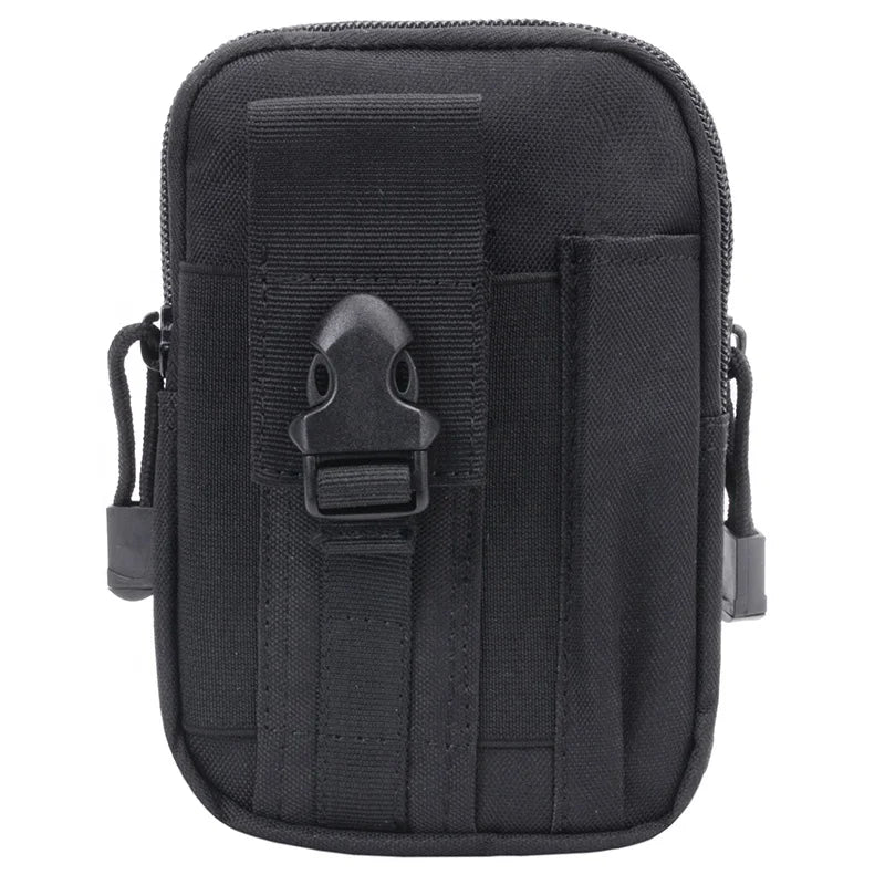 Lupu BL064 Black Waterproof Phone Waist Bag for Outdoor Use Moto & Biker Style Unisex in Stock