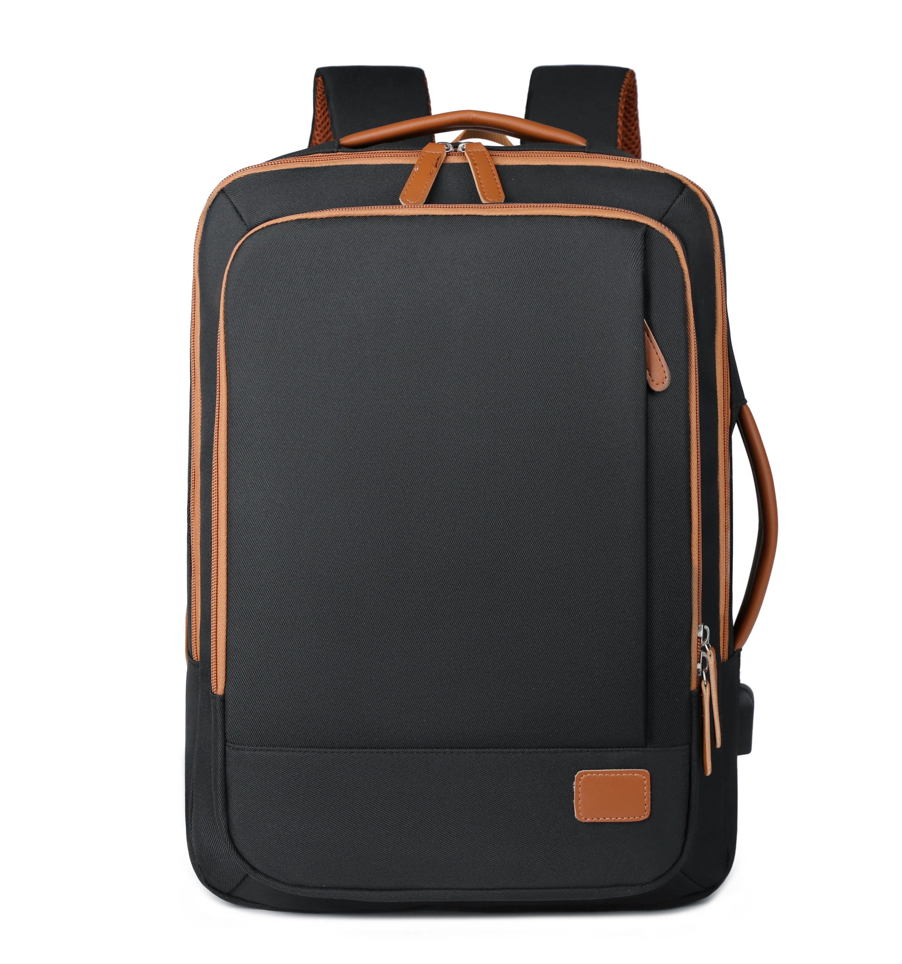 Marksman Anti-Theft Solar Panel Waterproof Custom Logo Laptop Backpack for Unisex Business Travel 20-35L