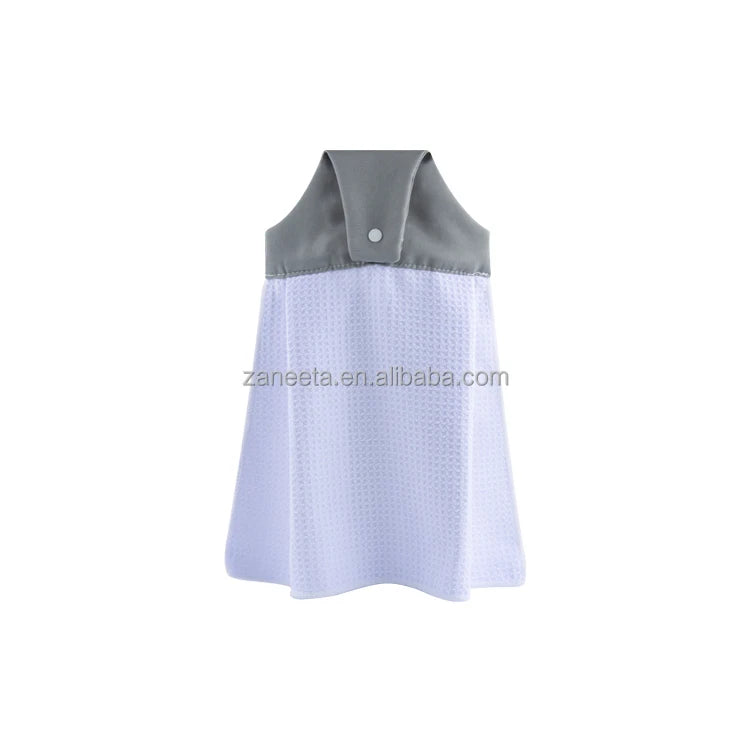 Custom Printed Blank Sublimation Dish Cloth Tie Towel Hanging Kitchen Hand Towels