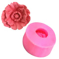 Flower Shape DIY Custom  3D Rose Silicone Fondant Moulds Silicon Rose Candle Mold Making Moulds
