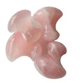 Huiying Large Quantities beauty personal care authentic Rose Quartz Crystal Mushroom Pink Quartz Gua Sha Board