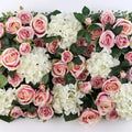 Aqua Blue Decoration Artificial Flowers Dropback Artificial Wall Flower Back Drop
