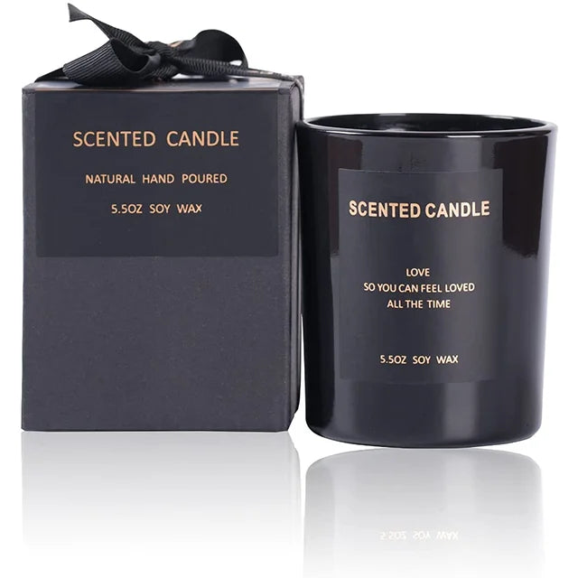 ECO Friendly Natural Soy Candle Wax with Wood Lid Aroma Candle Scented Candle