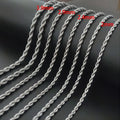 Wholesale Hip Hop High Polishing Silver  Stainless Steel Jewelry Men Necklace Rope Link Chain Fit Necklace Pendant Glass Locket
