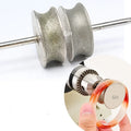 Concave Diamond Abrasive Wheel Glass Jade Polishing Grinding Wheel Tool for Jewelry Bracelet Ring Buffing