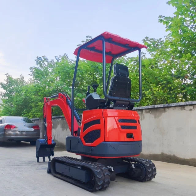 New Farm Small Digger Epa  Engine Micro Excavators Bagger Pelle Machine 1T 1.5 Ton Mini Excavator