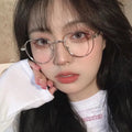GGKD52022 Newest Fashion clear Lens Round Blue Light Blocking Glasses Women