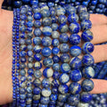 Cheap Price Lapis Lazuli Gemstone 4-12mm Round Natural Stone Loose Lapis Lazuli Beads for Jewelry Making